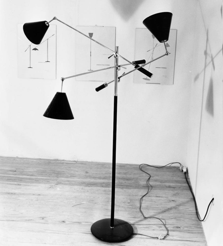 Triennale by Arredoluce, design Angelo Lelii (1947).