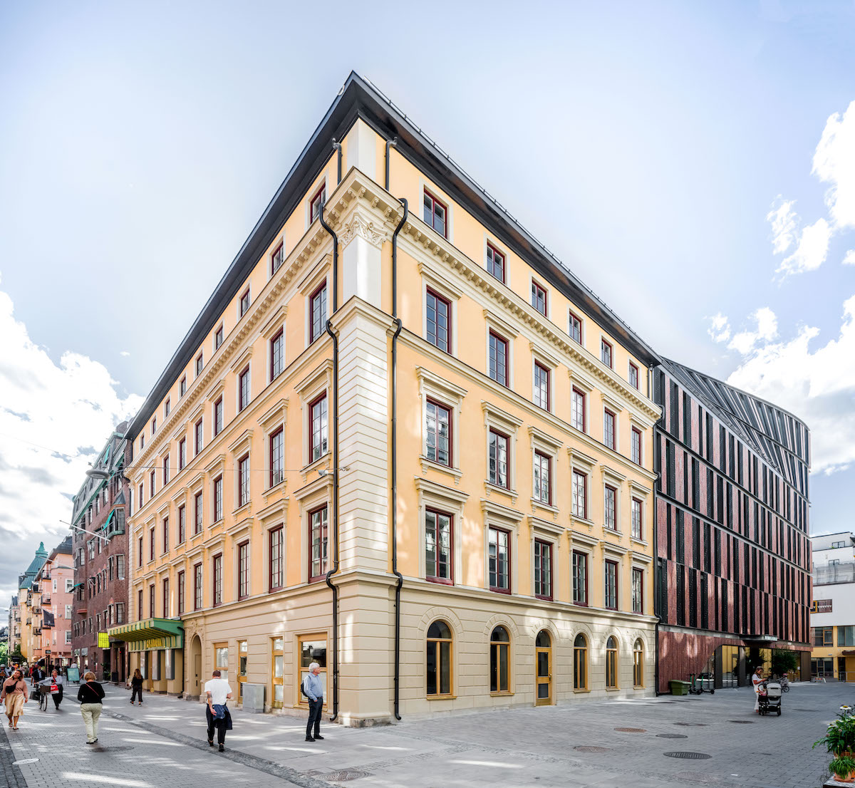 Astoriahuset and Nybrogatan 17 - Stockholm, Sweden. Ph © R. Hjortshoj