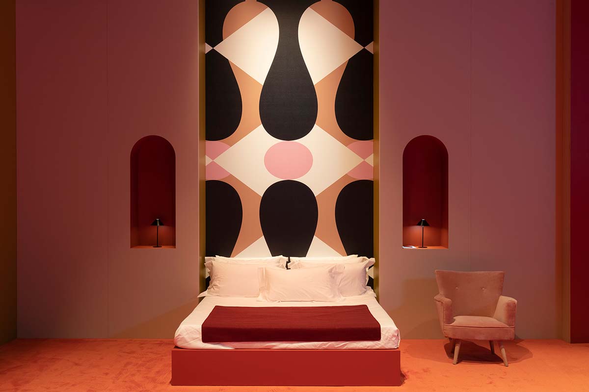 Hotel Faubourg by Hermès, Design Agostino Iacurci, 2021 - Teatro Parenti, Milan - Photo © Lorenzo Palmieri