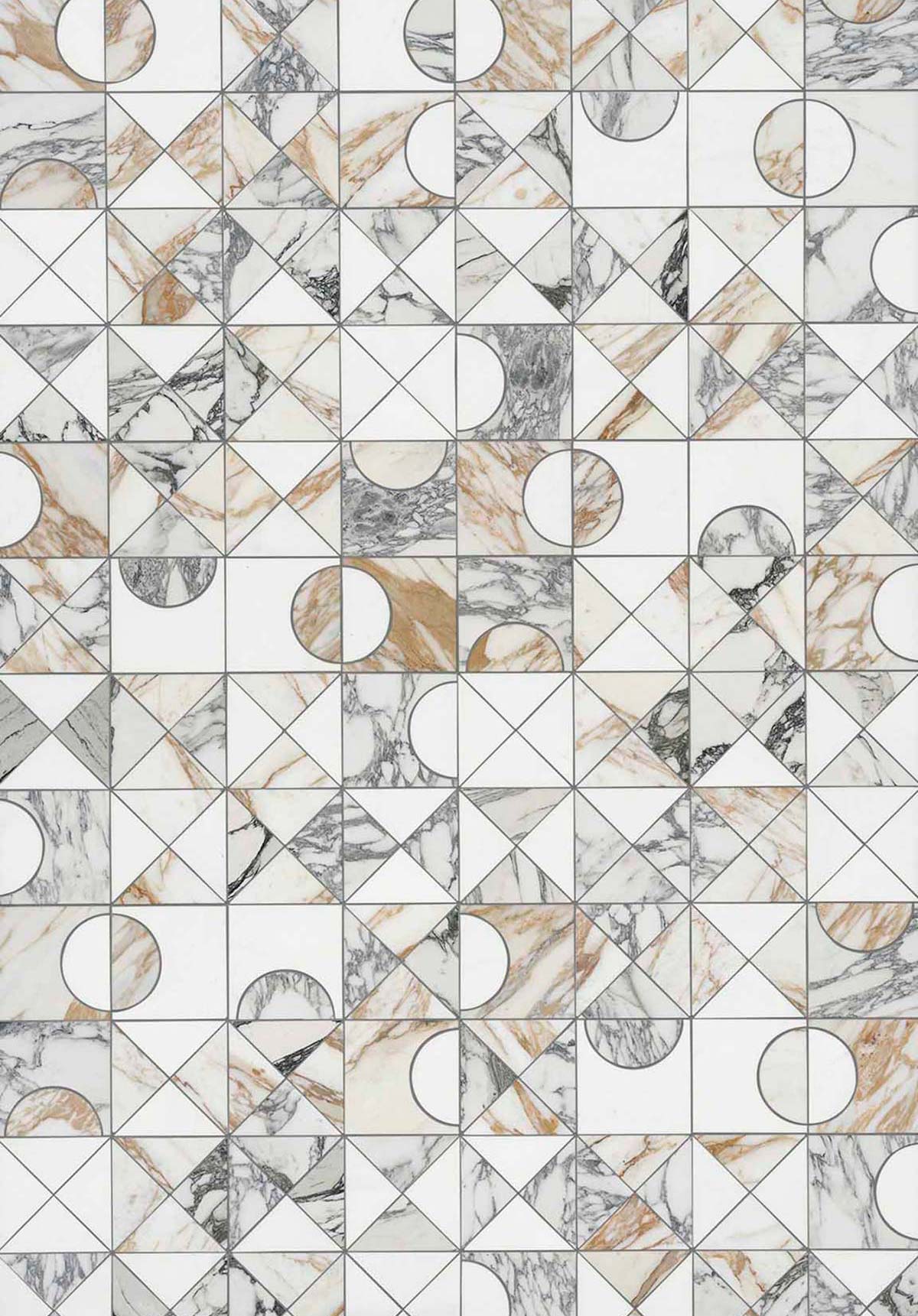 Modulo 3, Monocromo matt, Studio KO collection by Bisazza, Design Studio KO