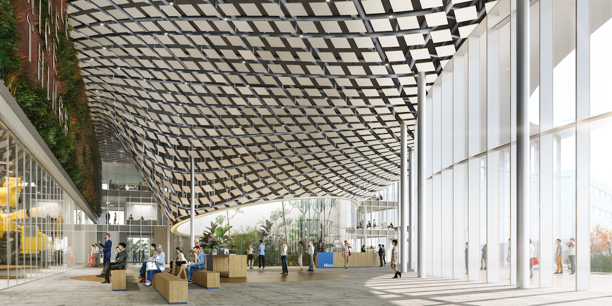 Nice Brazil. Render © Mario Cucinella Architects