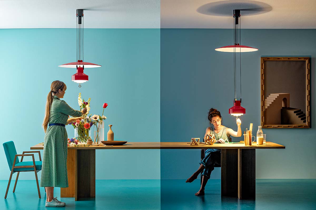 Saliscendi by Stilnovo, Design Achille Castiglioni & Pier Giacomo Castiglioni