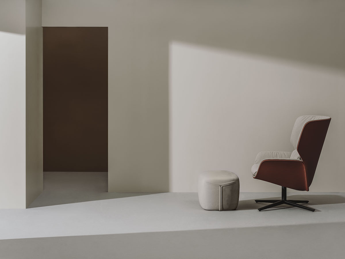 Nuez Lounge BIO Chair by Patricia Urquiola for Andreu World @ CDW 2022