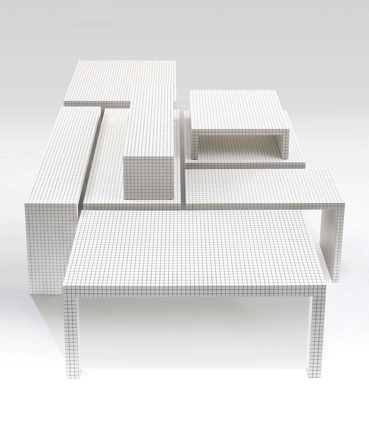 Quaderna Collection by Zanotta, Design Superstudio - Photo © Simone Barberis