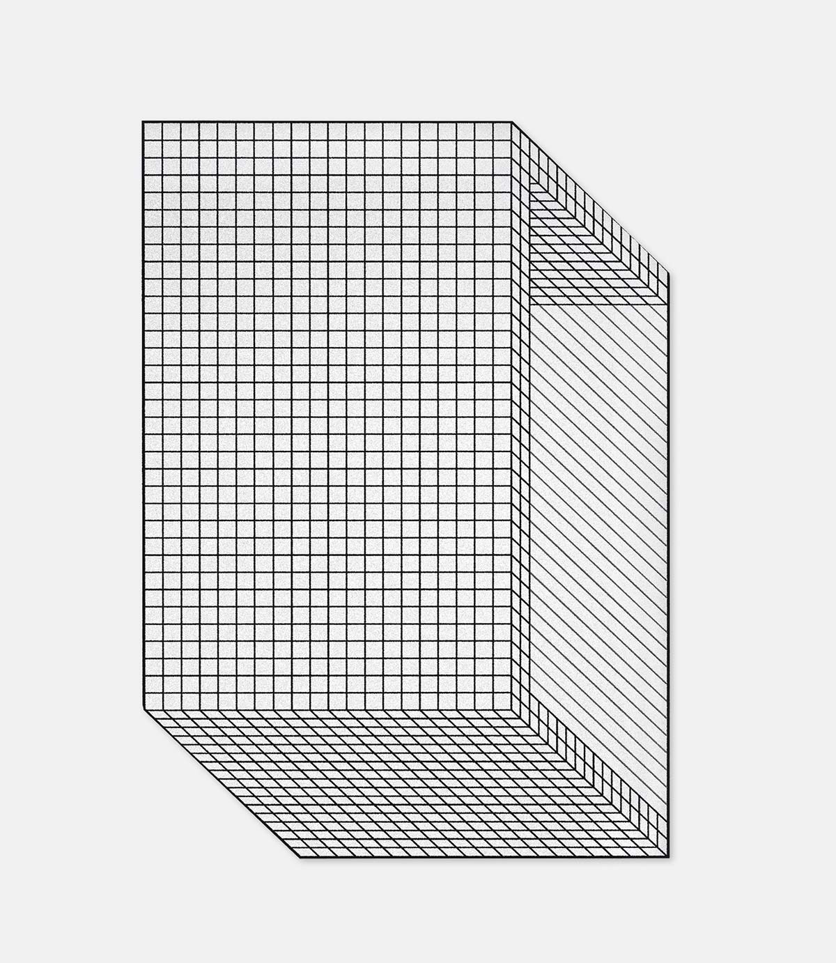 Quaderna rug by Zanotta, Design Superstudio