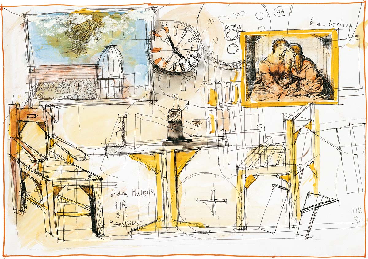 Sedia Museum by Aldo Rossi, 1984 - Courtesy Molteni Museum