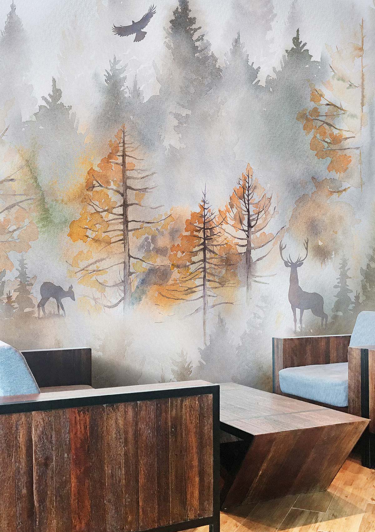 Mont Blanc Fall by Wallpepper, Design Masha Donskaya
