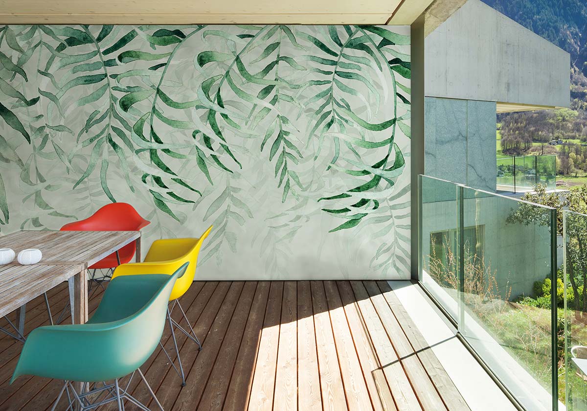 Tropical Rain, WallPepper®H2O-OFF system by WallPepper