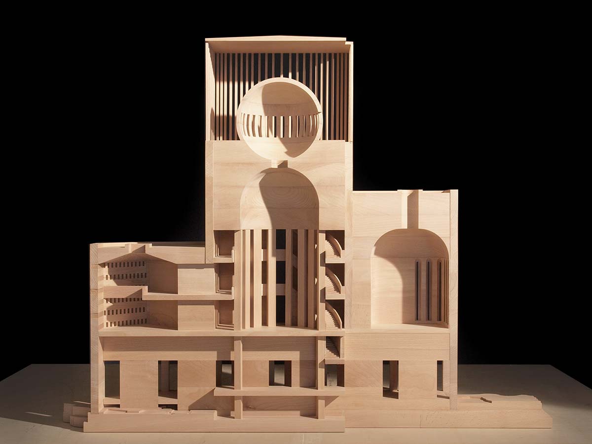 House of One Model, design Kuehn Malvezzi