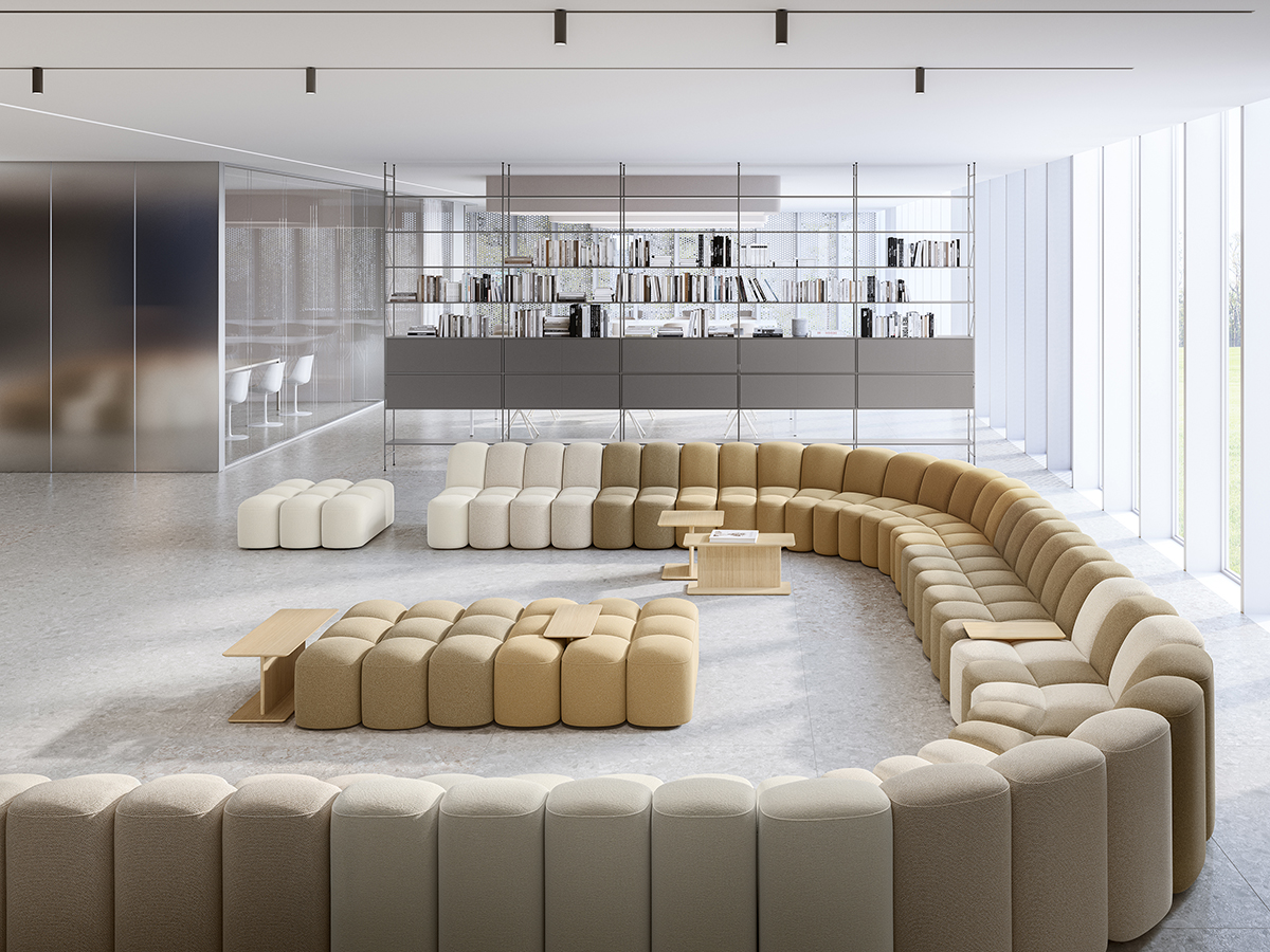 Array by MDF Italia, design Snøhetta - Photo © Nudesign