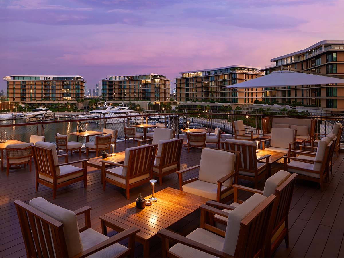 Bvlgari Yacht Club Restaurant, design ACPV Architects, Dubai, UAE - Photo © courtesy of Bvlgari Resort Dubai
