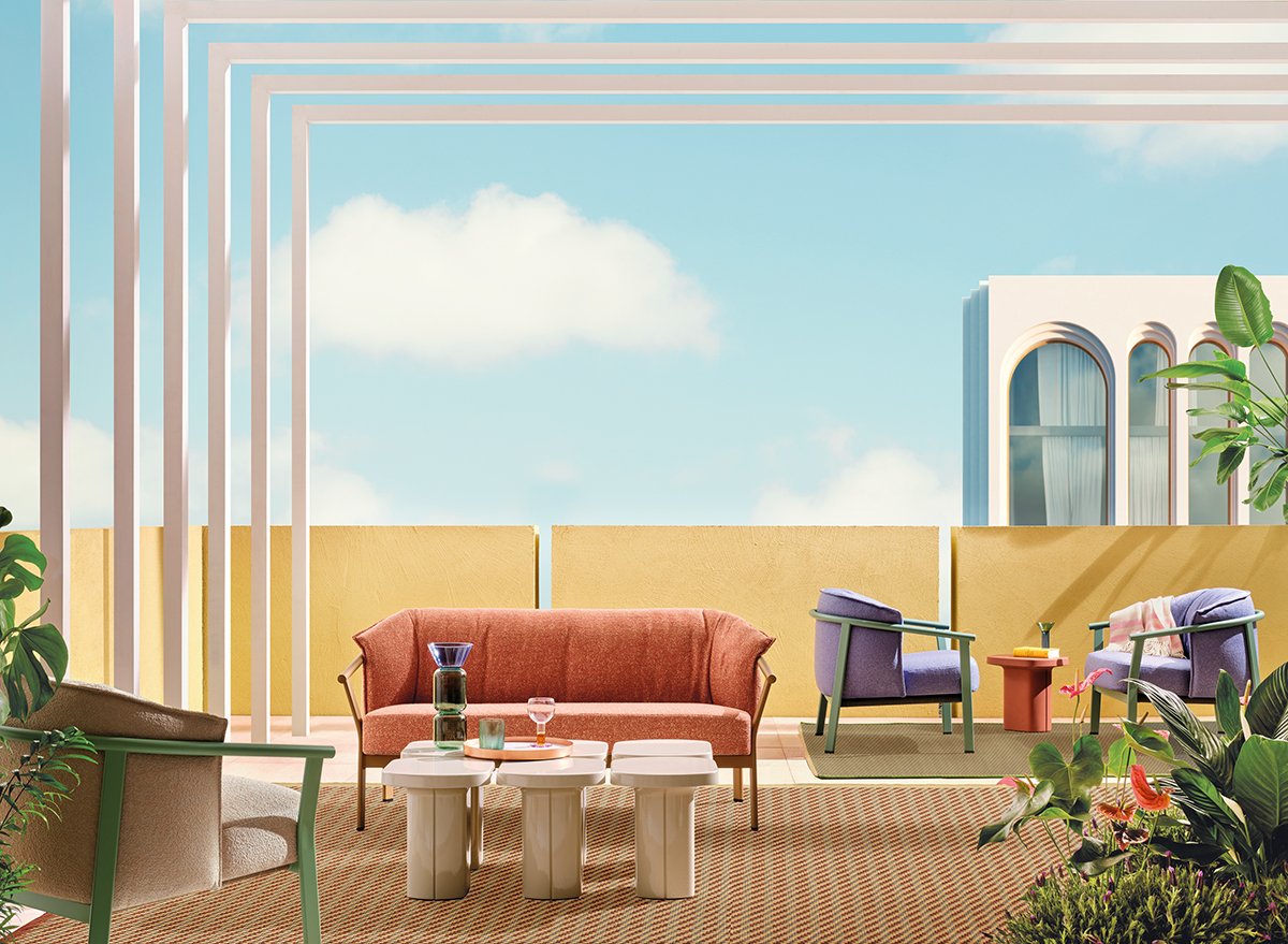 Island by Pedrali, design Claudio Dondoli e Marco Pocci - Photo © Wedestudio - Samuele Castiglione