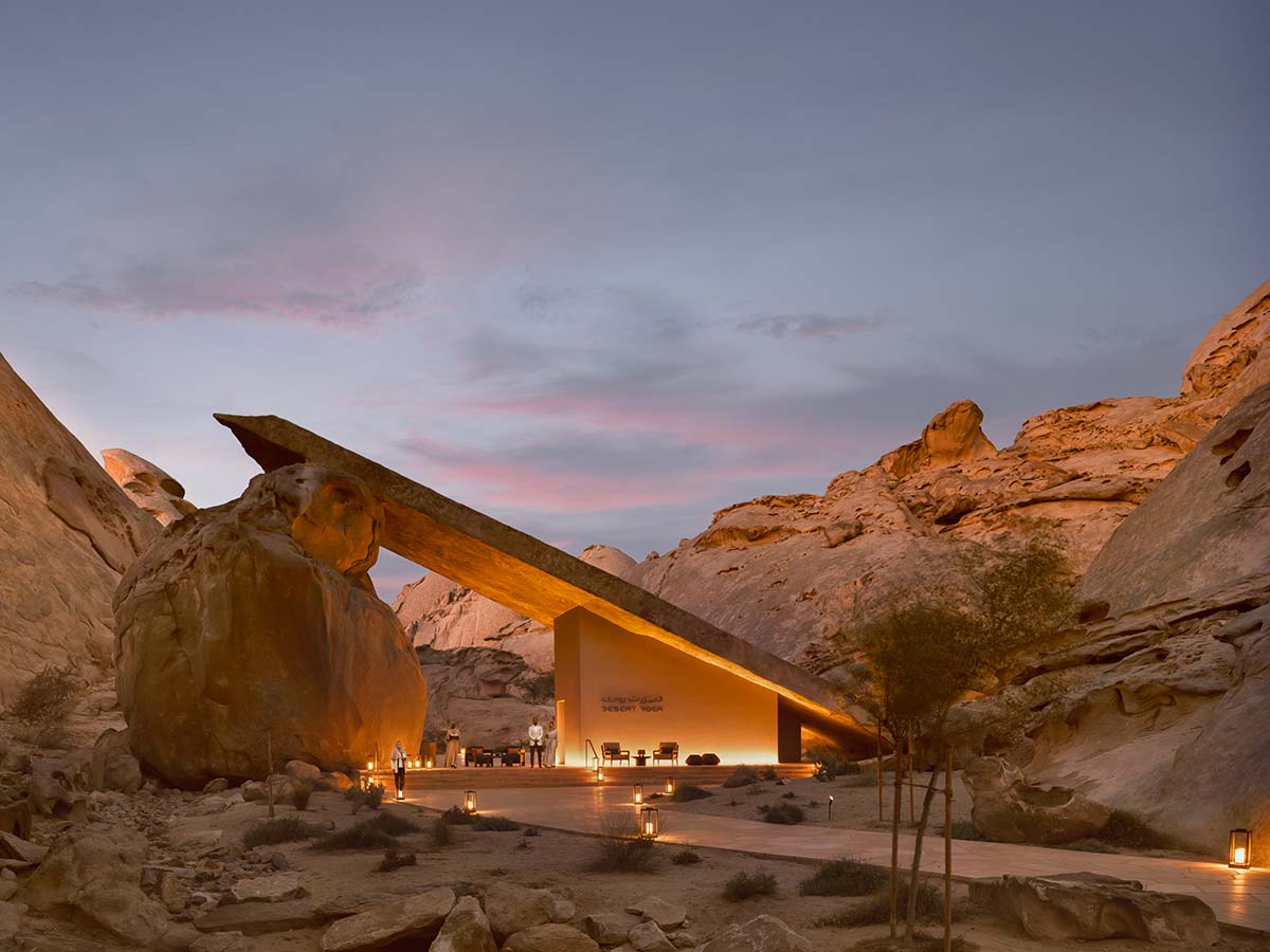 Desert Rock, Saudi Arabia - Photo © courtesy of Red Sea Global and Oppenheim Architecture